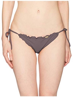 Women's Standard Cosita Buena Wavey Brazilian Ruched Tie Side Bikini Bottom