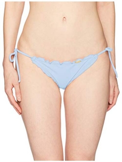 Women's Standard Cosita Buena Wavey Brazilian Ruched Tie Side Bikini Bottom