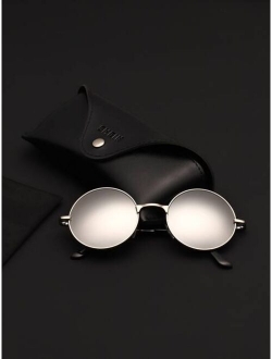 Men Metal Frame Fashion Glasses