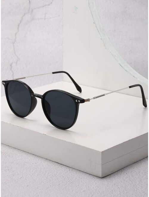 Shein Men Round Frame Fashion Glasses