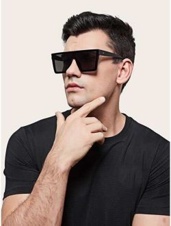 Men Flat Top Fashion Glasses