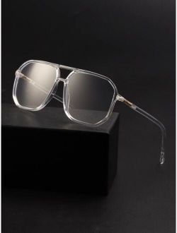 Men Top Bar Aviator Eyeglasses