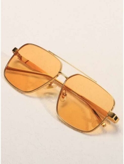 Men Tinted Lens Fashion Glasses