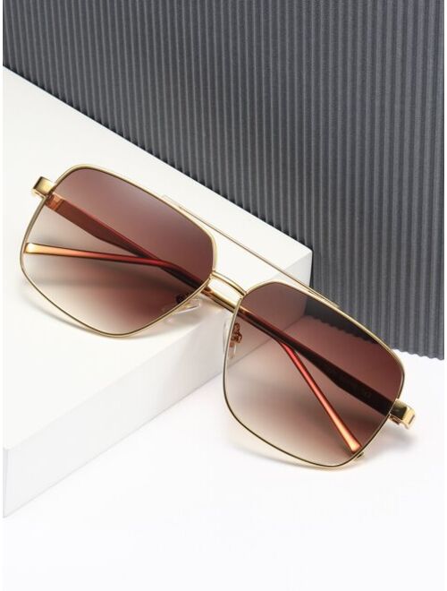 Shein Men Tinted Lens Fashion Glasses