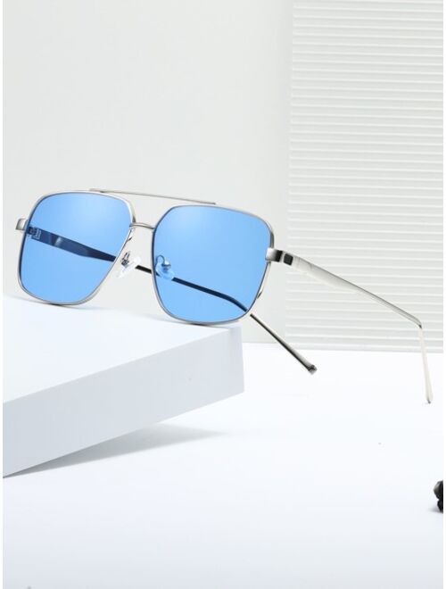 Shein Men Tinted Lens Fashion Glasses