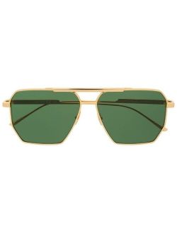 Eyewear oversized square-frame sunglasses