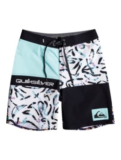 Kids Surfsilk Acid Wash 15" Boardshorts (Big Kids)