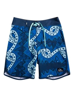 Kids Surfsilk Acid Wash 15" Boardshorts (Big Kids)