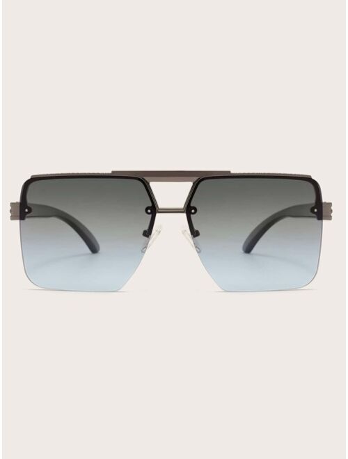 Shein Men Top Bar Fashion Glasses