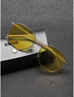 Men Metal Frame Fashion Glasses