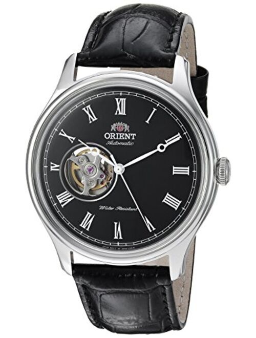 Orient Men's Envoy Japanese Automatic/Hand Winding Movement Stainless Steel Leather Dress Watch