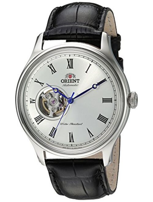 Orient Men's Envoy Japanese Automatic/Hand Winding Movement Stainless Steel Leather Dress Watch