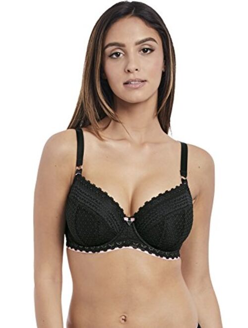 Freya Women's Daisy Lace Underwire Padded Half Cup Bra