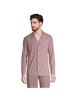 Brushed Back Knit Pajama Sleep Shirt