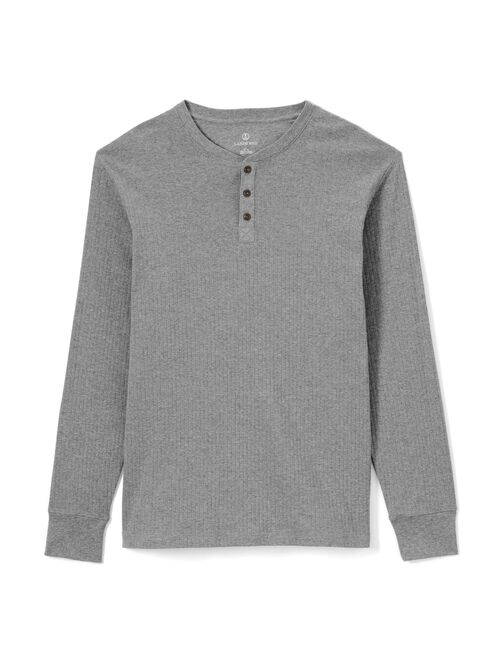 Men's Lands' End Ribbed Pajama Sleep Henley