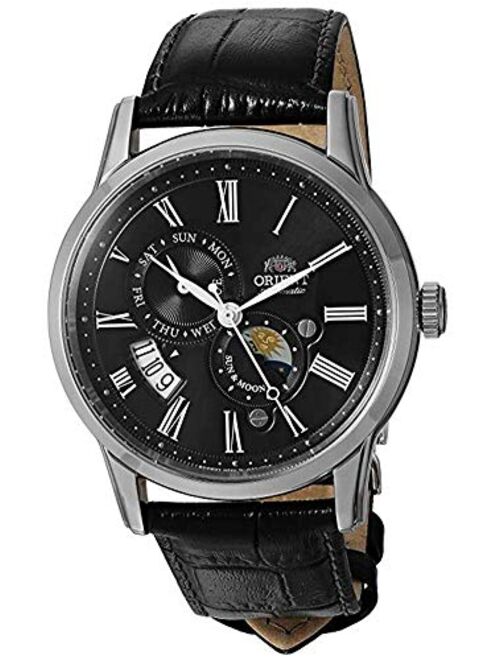 Orient Men's 'Sun and Moon Version 3' Japanese Automatic / Hand-Winding Watch with Sapphire Crystal