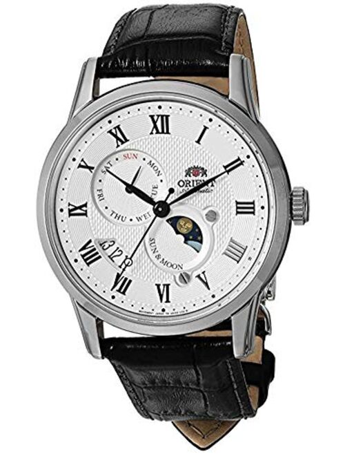 Orient Men's 'Sun and Moon Version 3' Japanese Automatic / Hand-Winding Watch with Sapphire Crystal