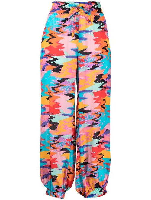 Solid & Striped The Prem graphic-print trousers