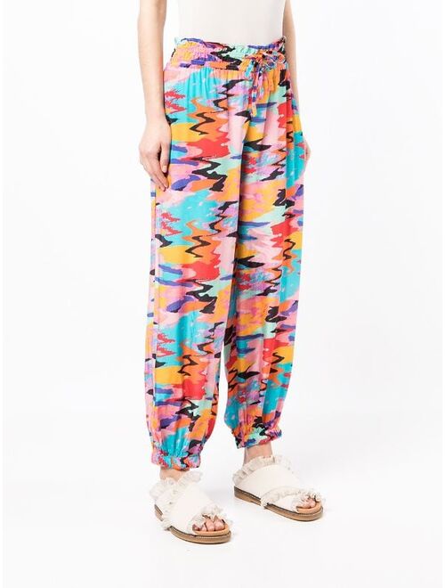 Solid & Striped The Prem graphic-print trousers