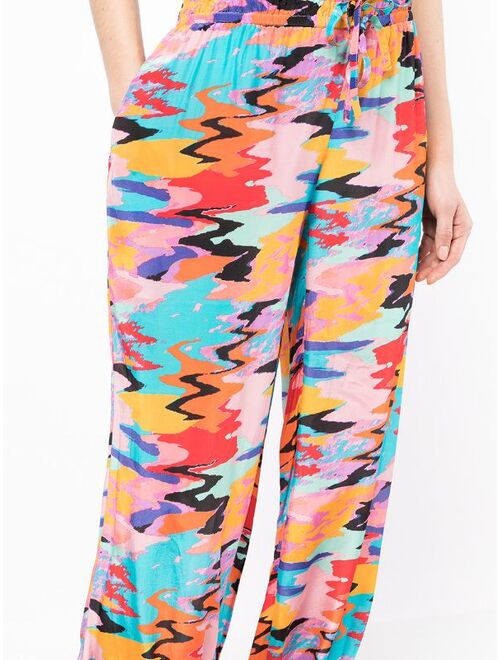 Solid & Striped The Prem graphic-print trousers