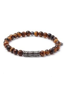 Men's Classic Discs Gemstone Bracelet