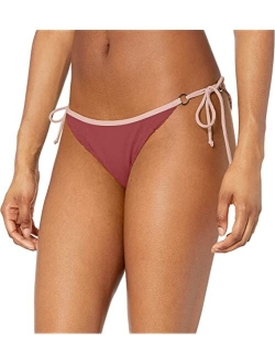 Women's Standard Brasilia Tie Side Cheeky Bikini Bottom Swimsuit