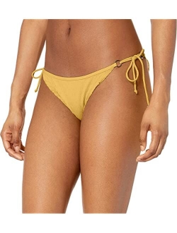 Women's Standard Brasilia Tie Side Cheeky Bikini Bottom Swimsuit