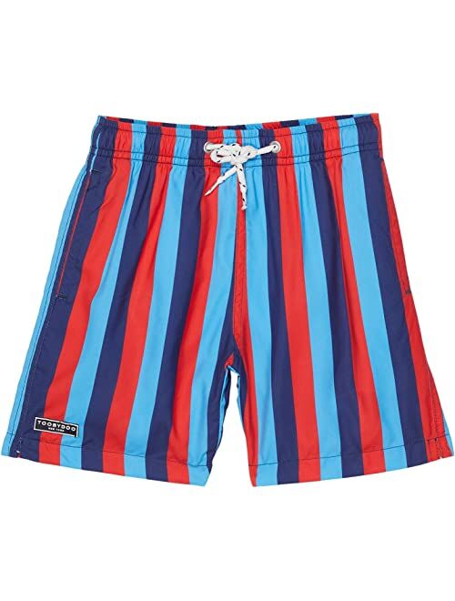 Toobydoo Azure Blue Classic Swim Shorts (Toddler/Little Kids/Big Kids)