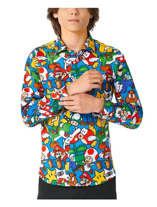 OPPOSUITS Big Boys Super Mario Licensed Nintendo Shirt