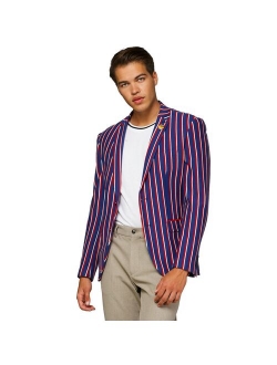 Modern-Fit Novelty Summer Blazer