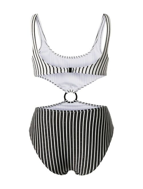 Solid & Striped The Bailey cut-out stripe swimsuit