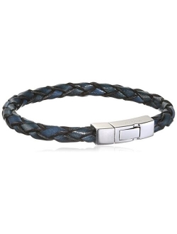 Men's Scoubidou Single Leather Wrap Bracelet