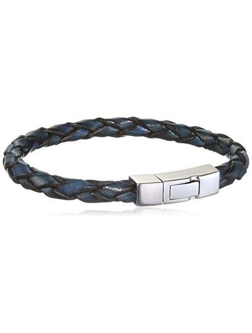 Tateossian Men's Scoubidou Single Leather Wrap Bracelet