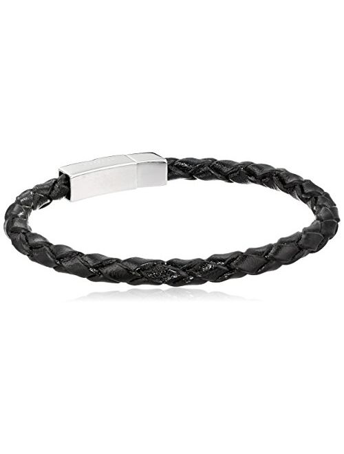 Tateossian Men's Scoubidou Single Leather Wrap Bracelet