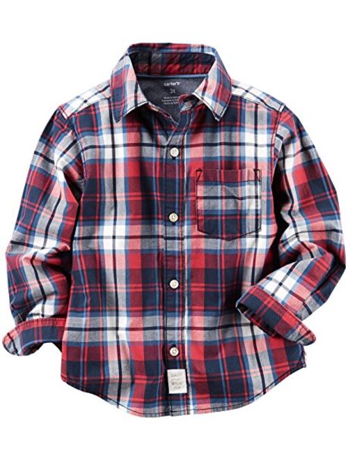 Carter's Boys' Woven Buttonfront 263g574