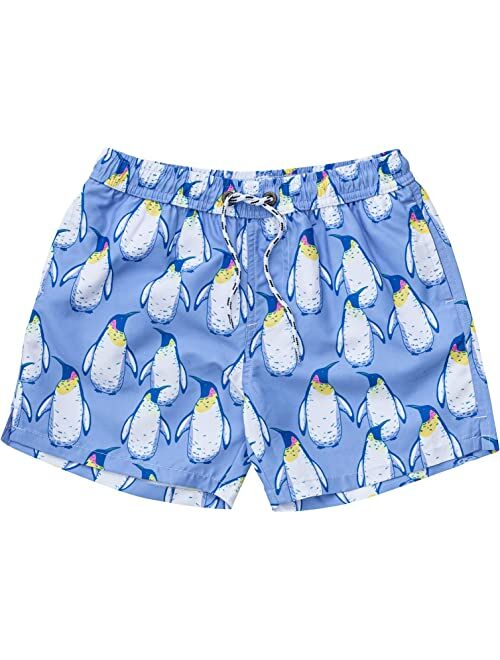 Snapper Rock Penguin Patrol Volley Boardshorts (Infant/Toddler/Little Kids/Big Kids)