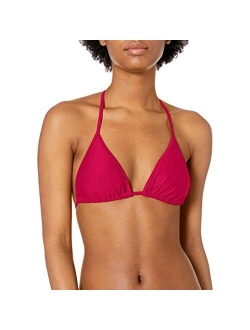 Women's Standard Smoothies DITA Solid Triangle Slider Bikini Top Swimsuit