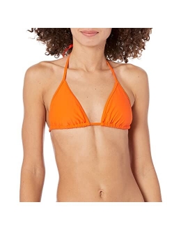 Women's Standard Smoothies DITA Solid Triangle Slider Bikini Top Swimsuit