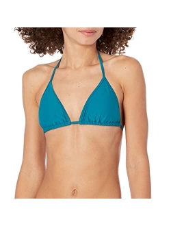 Women's Standard Smoothies DITA Solid Triangle Slider Bikini Top Swimsuit