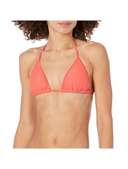 Women's Standard Smoothies DITA Solid Triangle Slider Bikini Top Swimsuit