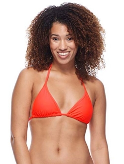 Women's Standard Smoothies DITA Solid Triangle Slider Bikini Top Swimsuit