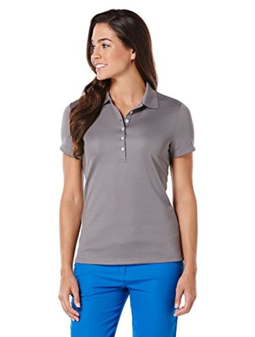 Callaway Women's Short Sleeve Ottoman Performance Golf Polo with Sun Protection (Size Small-3x