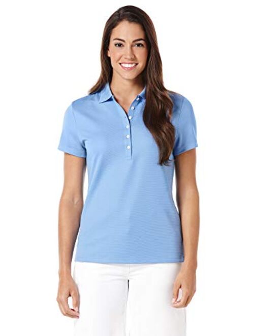 Callaway Women's Short Sleeve Ottoman Performance Golf Polo with Sun Protection (Size Small-3x