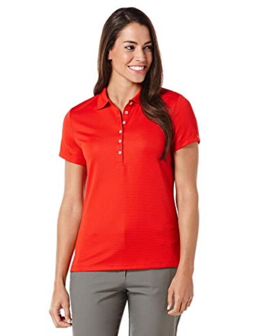 Callaway Women's Short Sleeve Ottoman Performance Golf Polo with Sun Protection (Size Small-3x