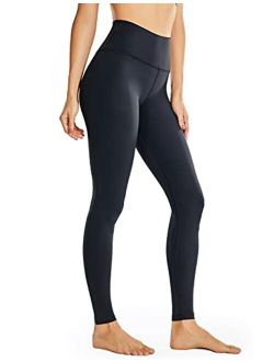 Women's Naked Feeling Yoga Pants 28 Inches - High Waisted Workout Leggings Full Length Tights Buttery Soft