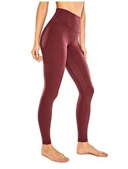 Women's Naked Feeling Yoga Pants 28 Inches - High Waisted Workout Leggings Full Length Tights Buttery Soft