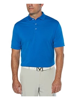 Callaway Men's Short Sleeve Ottoman Performance Golf Polo with Sun Protection (Size Small - 4X Big & Tall)