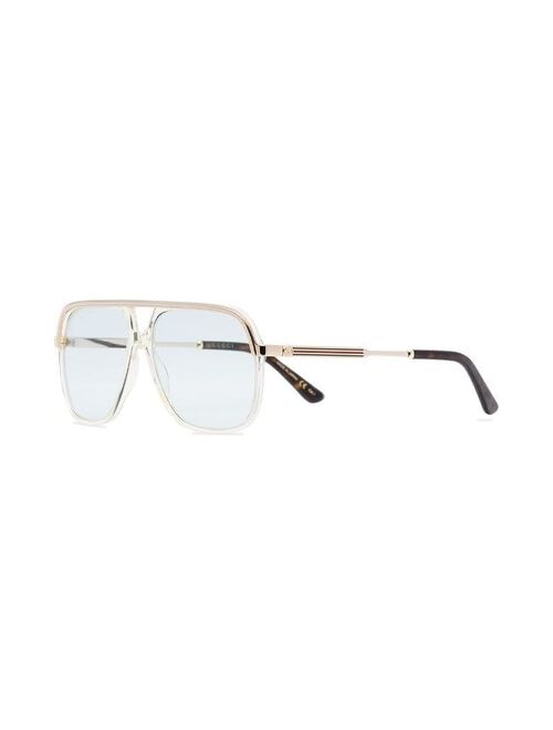 GUCCI EYEWEAR Web detail navigator-frame sunglasses