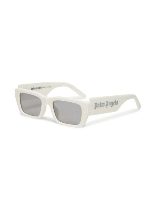 PALM ANGELS Palm rectangle-frame sunglasses