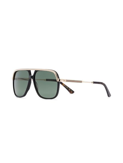 GUCCI EYEWEAR Web detail navigator-frame sunglasses